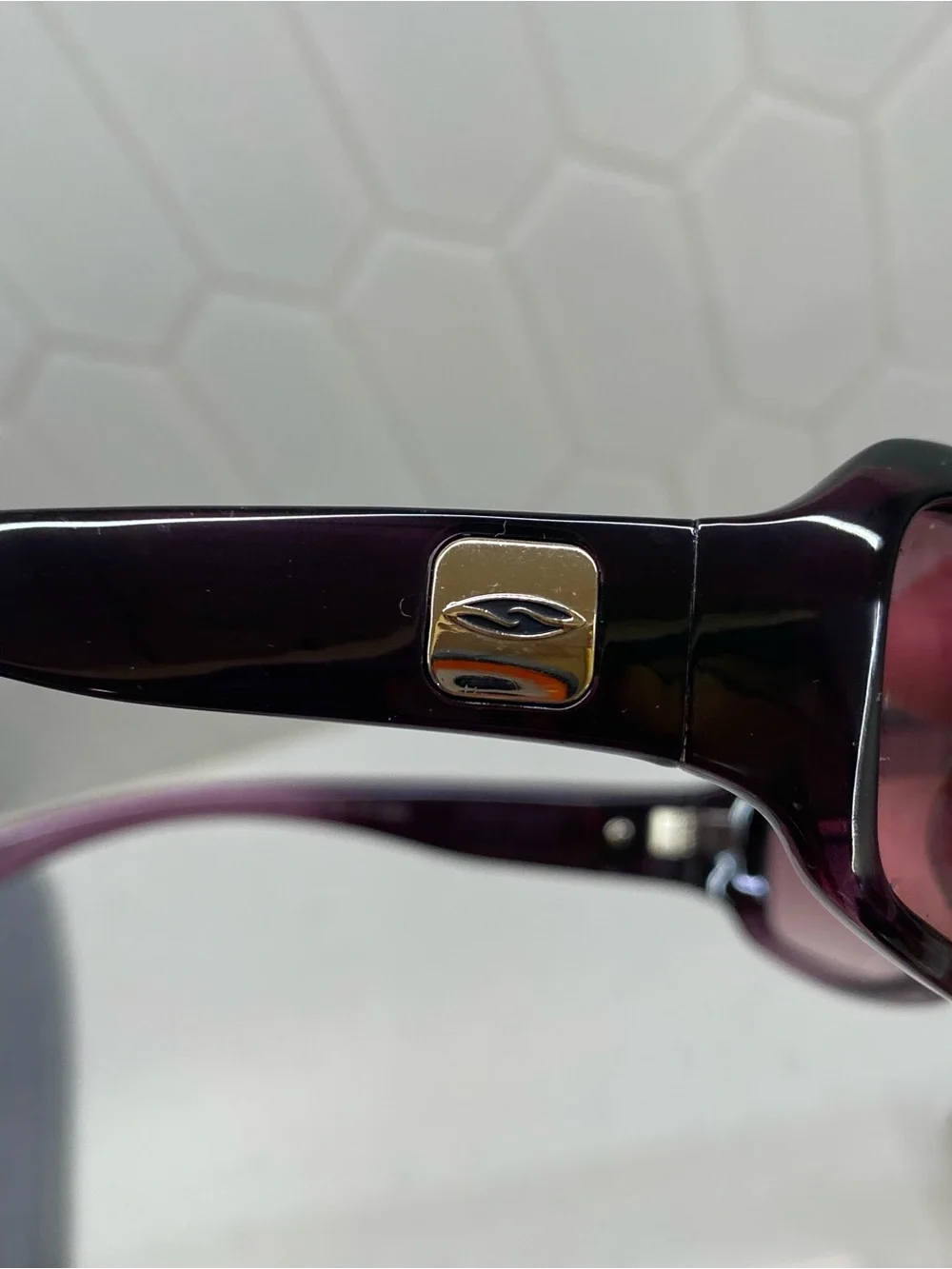 VINTAGE SMITH POLRIZED TLT OPTICS METHOD - Purple FADE - SUNGLASSES - EUC